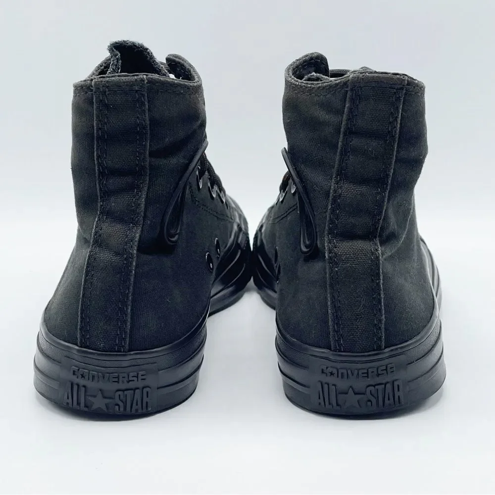 Converse All Star Chuck Taylor black on black high too sneakers - Kids 5